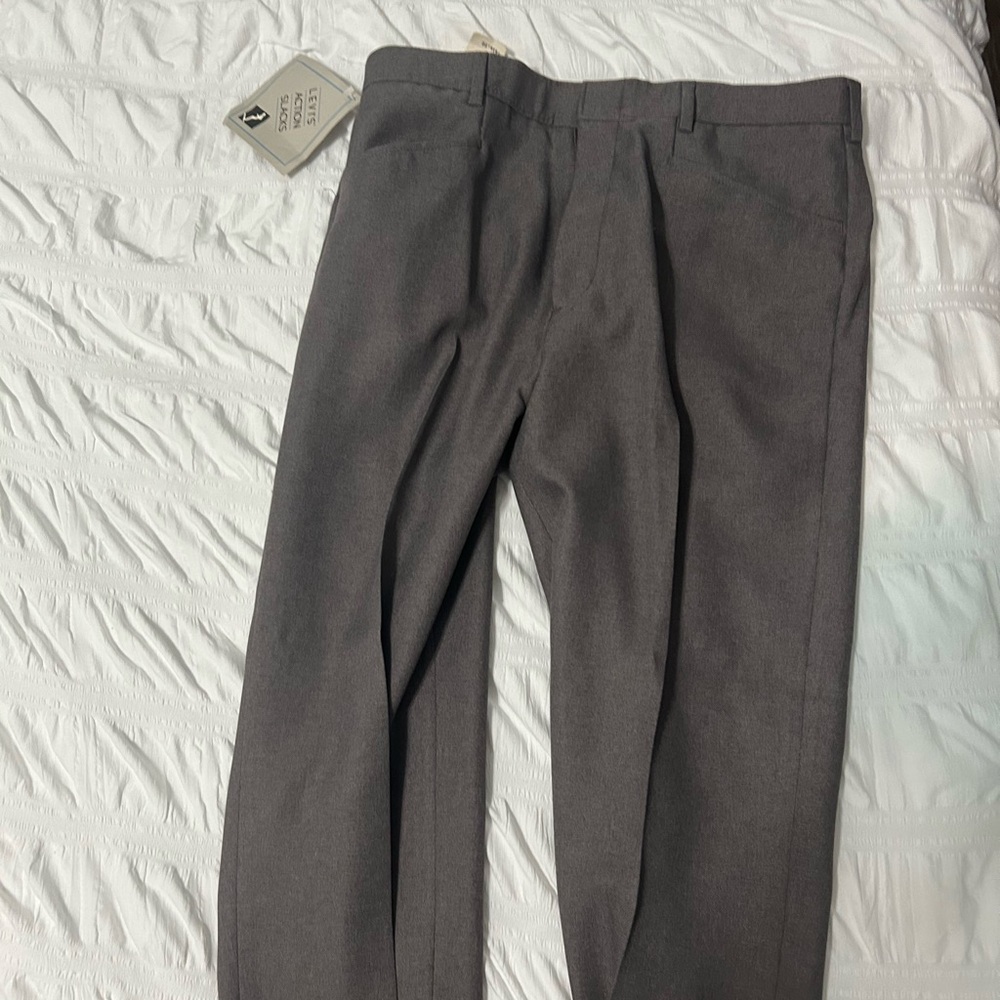 Men's Gray Dress Pants Levi’s 1980s tag on sports slacks